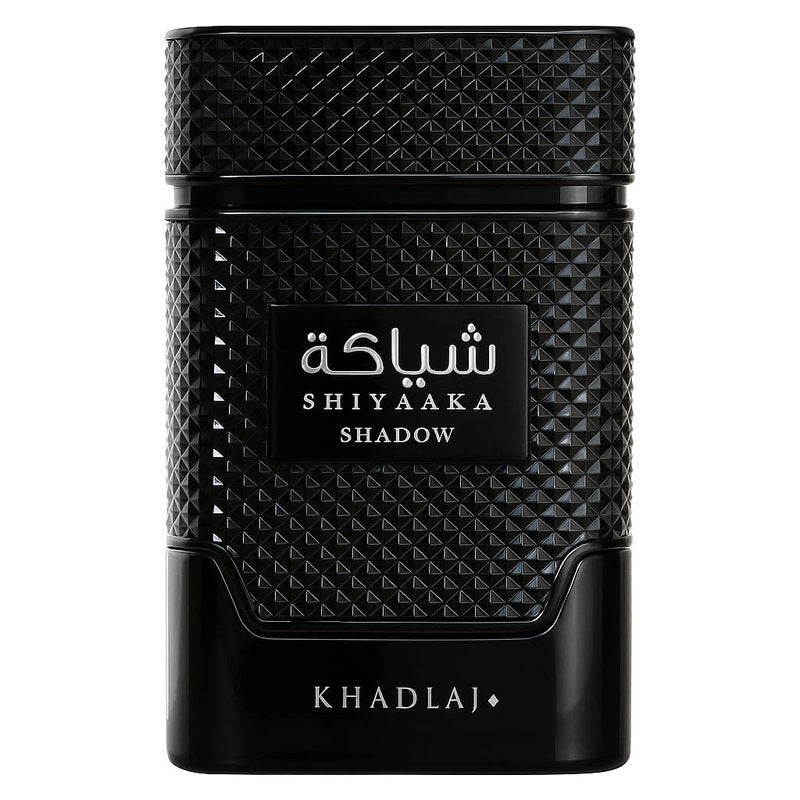 Khadlaj Shiyaaka Shadow Eau de Parfum Spray - Long-Lasting Spicy, Woody, Fruity Fragrance for Unisex | 3.4 Ounce / 100 ml
