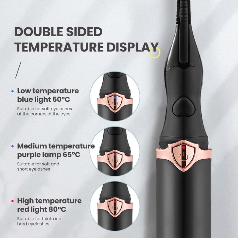 Electric Eyelash Curlers,2026 Upgrade Heated Eyelash Curler for Women,Mini Electric Eye Lash Curler with 3 Heat Modes,Fast Heat up in Finalize Eyelash Holder Tool (Pink/1pcs)