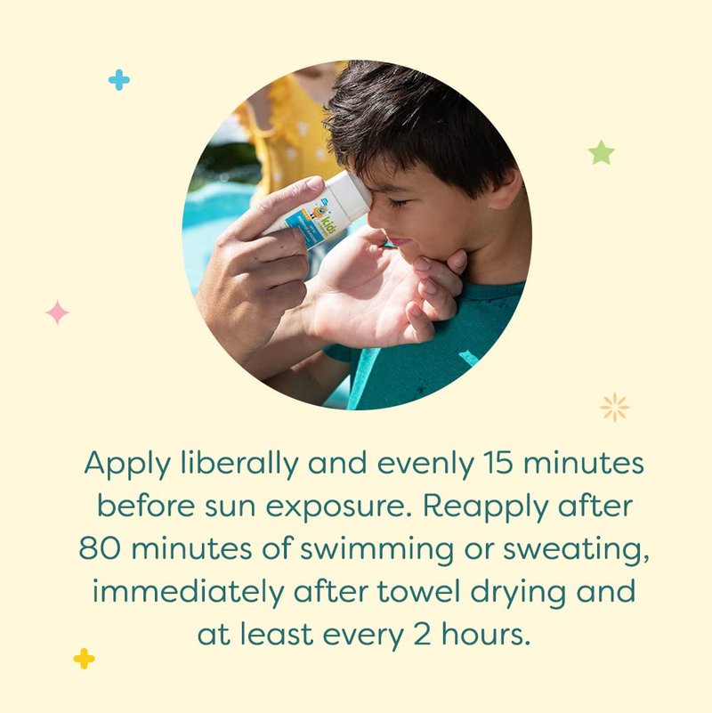 Babyganics SPF 50 Kids Sunscreen Stick - UVA/UVB Protection, Water & Sweat Resistant | 1.6oz (Pack of 2)