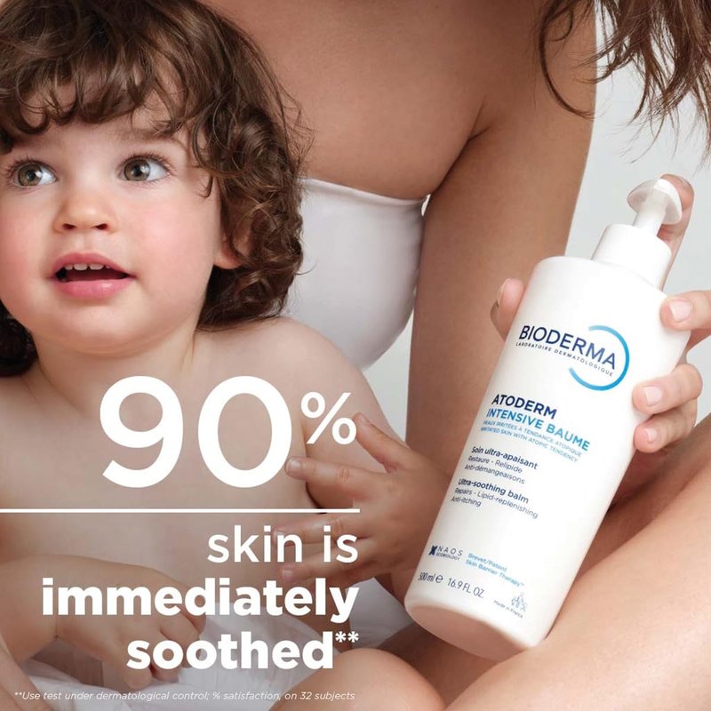 Bioderma Atoderm Intensive Balm - Hydrating Moisturizer for Dry, Atopic Skin | Fragrance-Free, Non-Greasy Face & Body Care