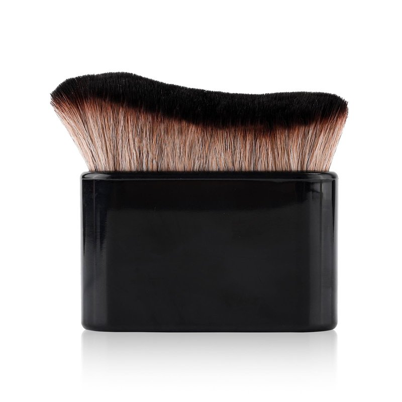 Self Tanning Brush, Self Tanner Applicator Blend Brush for Beauty Tan Bronzer, Foundation Makeup Spray Tan Blending Body Brushes for Face Leg(Black-Brown)