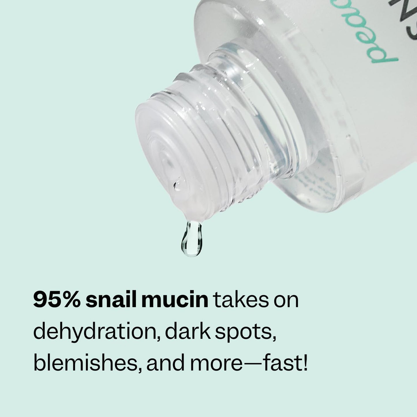 Peach Slices - Snail Rescue Blemish Busting Toner (4.05 oz) - 95% Snail Mucin Concentrate - Clarify, Strengthen, Balance - Hyaluronic Acid & CICA - Clean & Cruelty Free - Korean Skin Care & Beauty