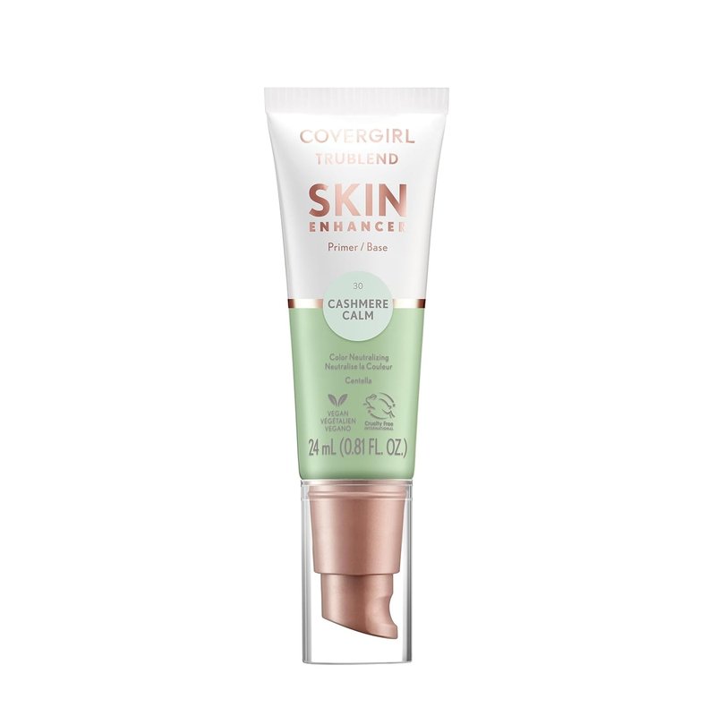 CoverGirl TruBlend Skin Enhancer Primer - Hydrating & Pore-Blurring Formula | Cashmere Calm, 0.81oz