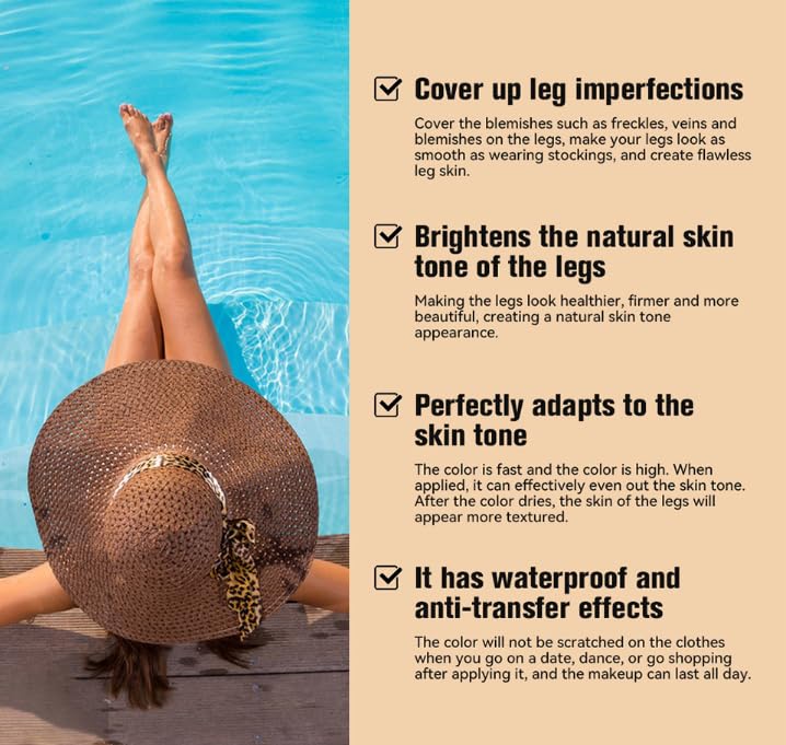 Tattoo Cover Up Makeup - Waterproof Body Concealer for Scars & Varicose Veins | All Skin Tones, Includes Brush