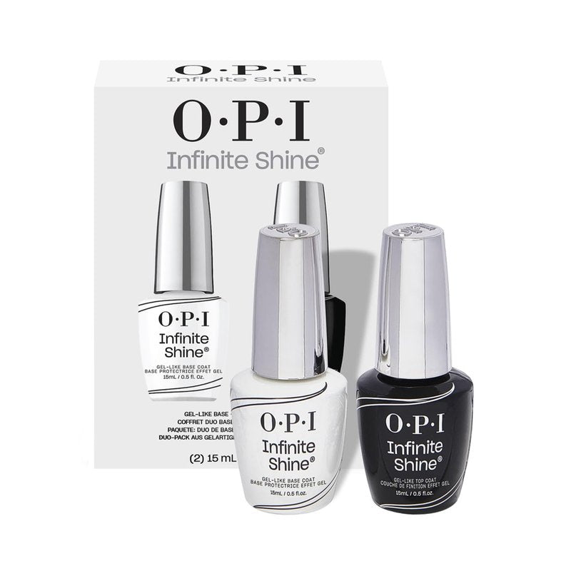 OPI Infinite Shine Nail Polish - Clear Gel Base & Top Coat | Vegan, Long-Lasting Protection for Nails