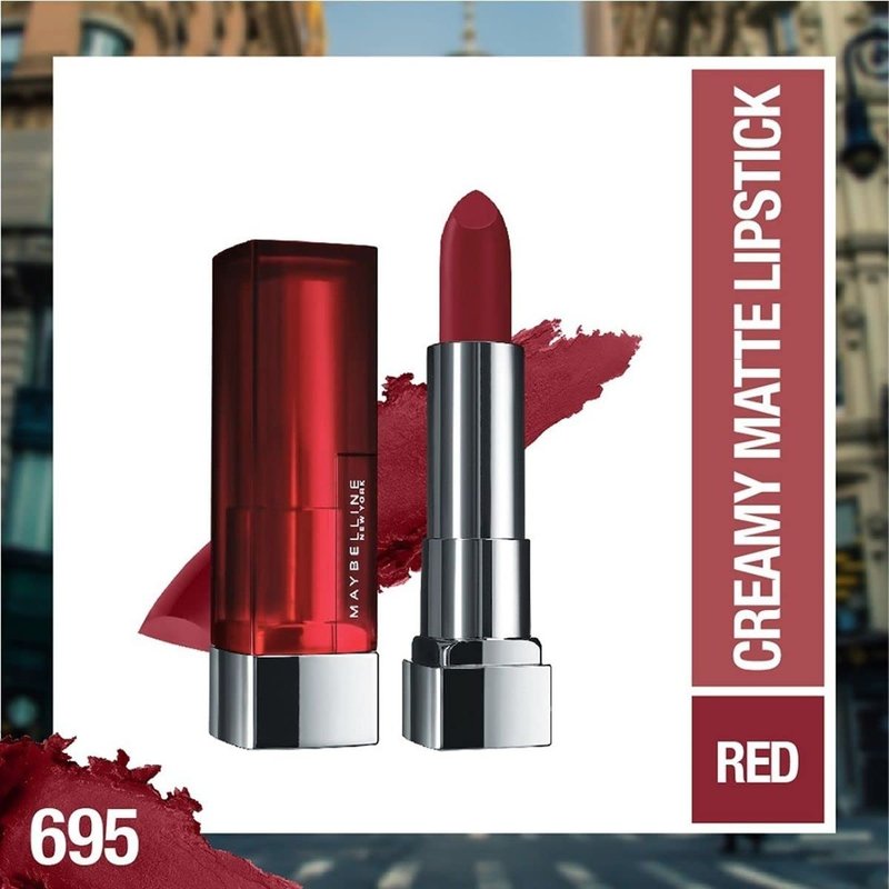 Maybelline Color Sensational Lipstick - Hydrating Matte Finish in Divine Wine | 1 Count