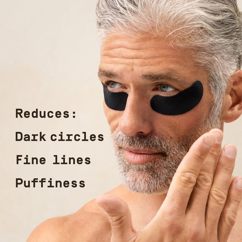 PAPATUI by Dwayne Johnson Men's Exfoliating Facial Scrub + Under Eye Patch (1 ct) Bundle | Unscented Scrub with Peptides, Volcanic Ash, Niacinamide & Hyaluronic Acid | Reduces Puffiness & Dark Circles