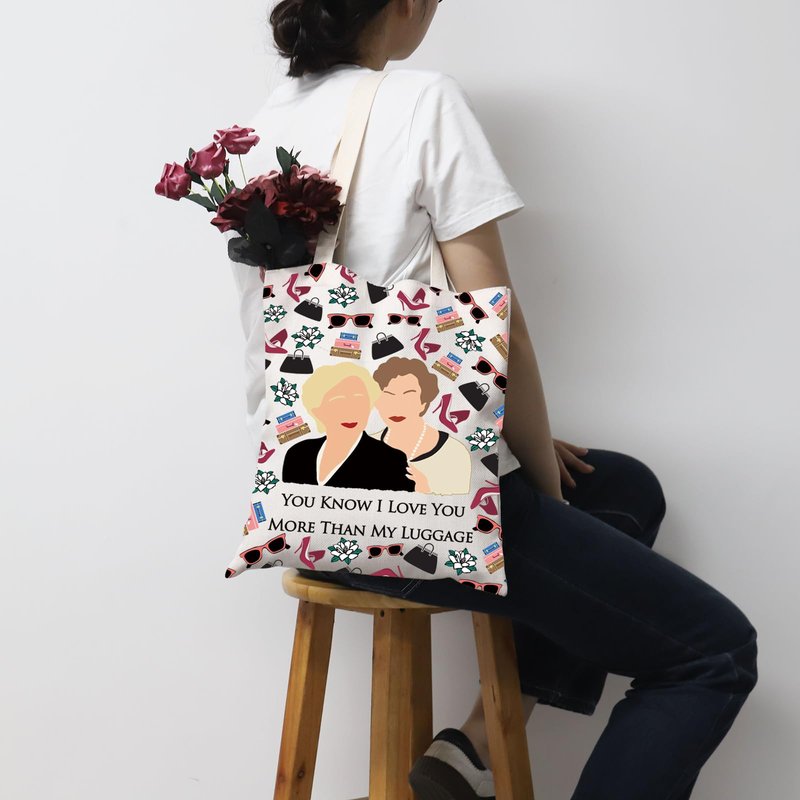 MNIGIU Steel Magnolias Gift Steel Magnolias Cosmetic Bag You Know I Love You More Than My Luggage Bag (You Know I Tote)
