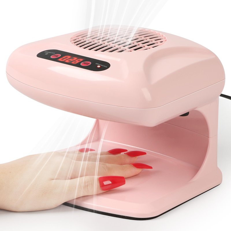 SAVILAND 300W Quick Nail Dryer: Hot & Cold Air Modes, Adjustable Fan for Acrylic, Dip Powder, Gel, Regular Polish - Nail Tech Must Have