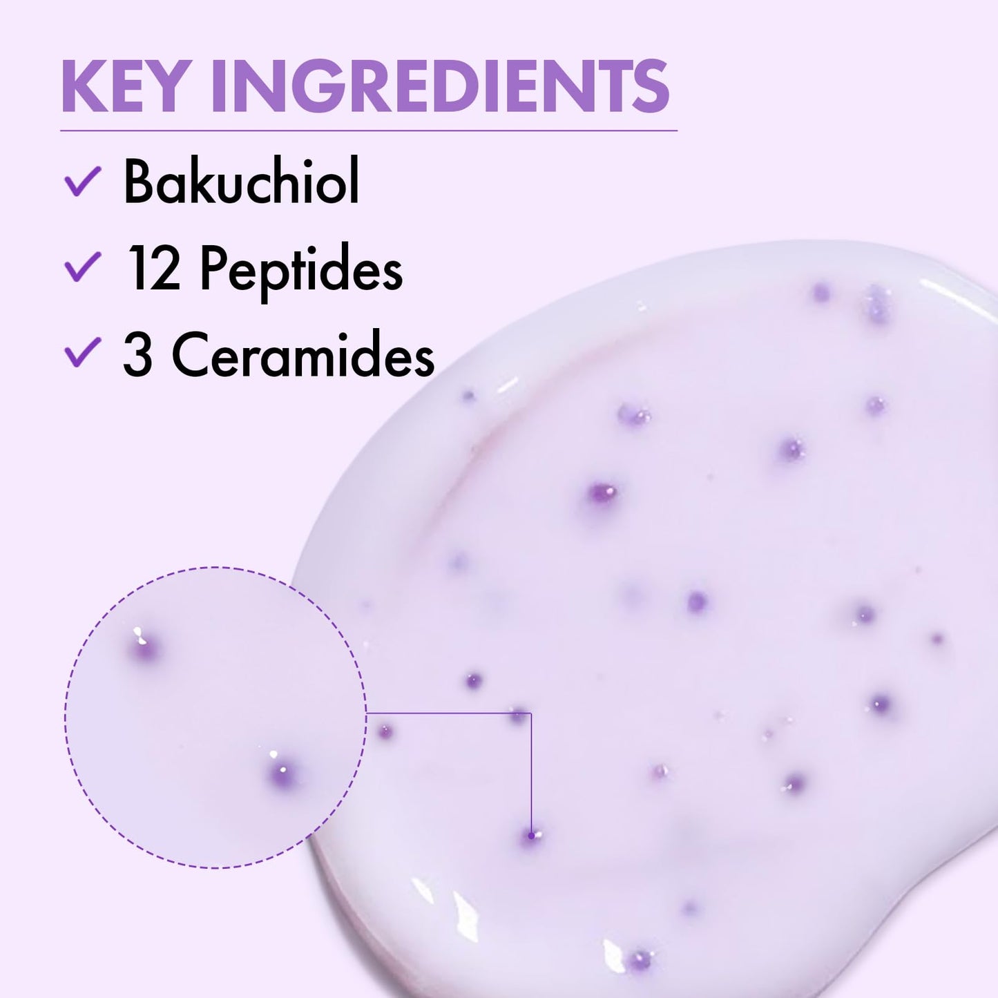 TOSOWOONG Bakuchiol Capsule Cream, High Purity Bakuchiol 5,000ppm, Retinol Alternative Wrinkle Care, Firming Anti Aging Moisturizer, 12 Peptides, 3 Ceramides, Korean Skincare, 50ml / 1.69 fl. oz.