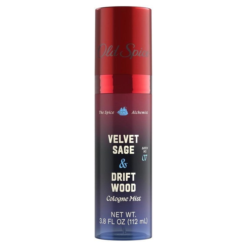 Old Spice Cologne Mist for Men - Spice Alchemist Collection | Velvet Sage & Driftwood, 3.8 oz