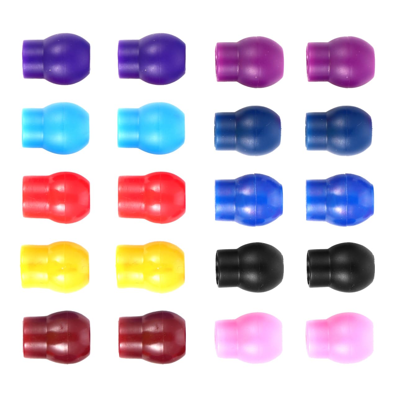 GLEAVI 8pcs Stethoscope Earplugs Replacement White ： Stethoscope Ear Tips Replacement Stethoscope Ear Pieces Earbuds for Stethoscope Parts Accessories White
