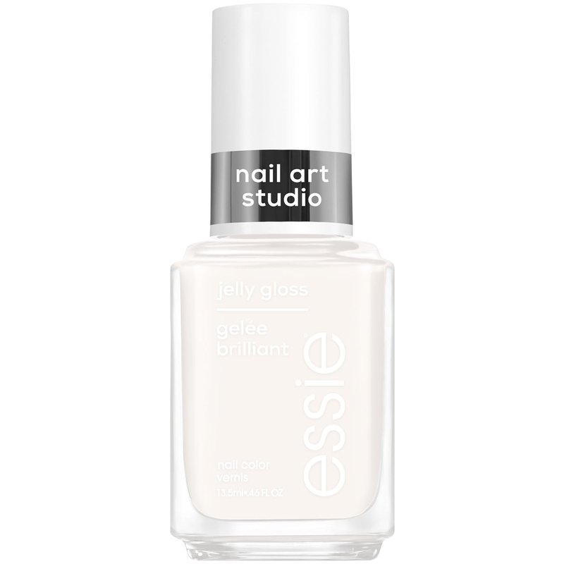 essie Nail Art Studio Jelly Gloss Polish, Vegan, Sheer White Nail Polish, Arctic Jelly, 0.46 Fl Oz