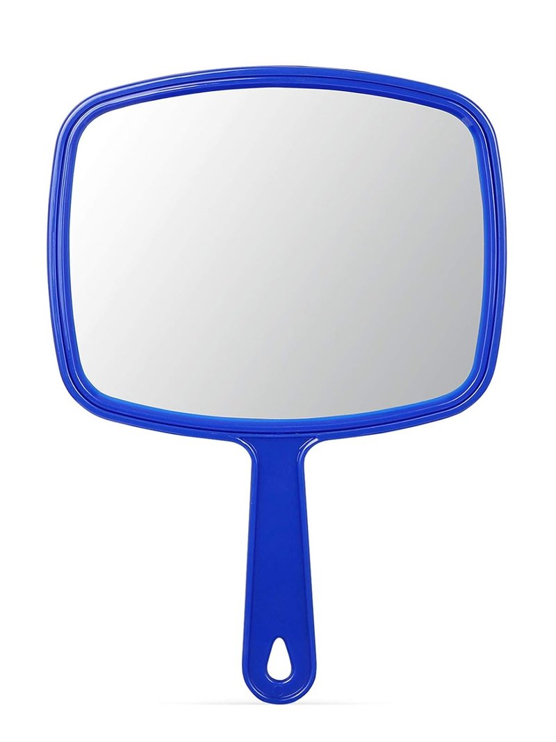 OMIRO Handheld Mirror - Stylish American Old Glory Blue Design for Easy Use