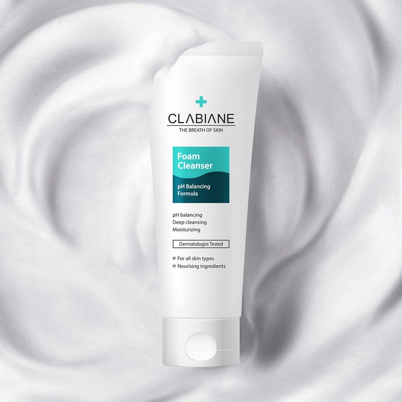 CLABIANE] pH 5.5 Balancing Foam Cleanser, Hypoallergenic, For sensitive skin, Non-irritating foam, Daily cleanser