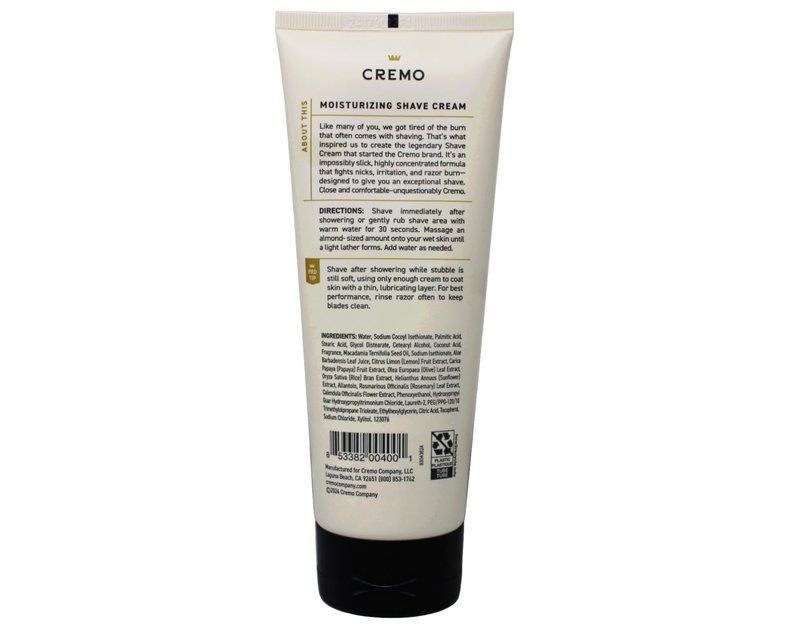 Cremo Original Shave Cream, Astonishingly Superior Shaving Cream for Men, 6 Fluid Ounce (4 Pack)