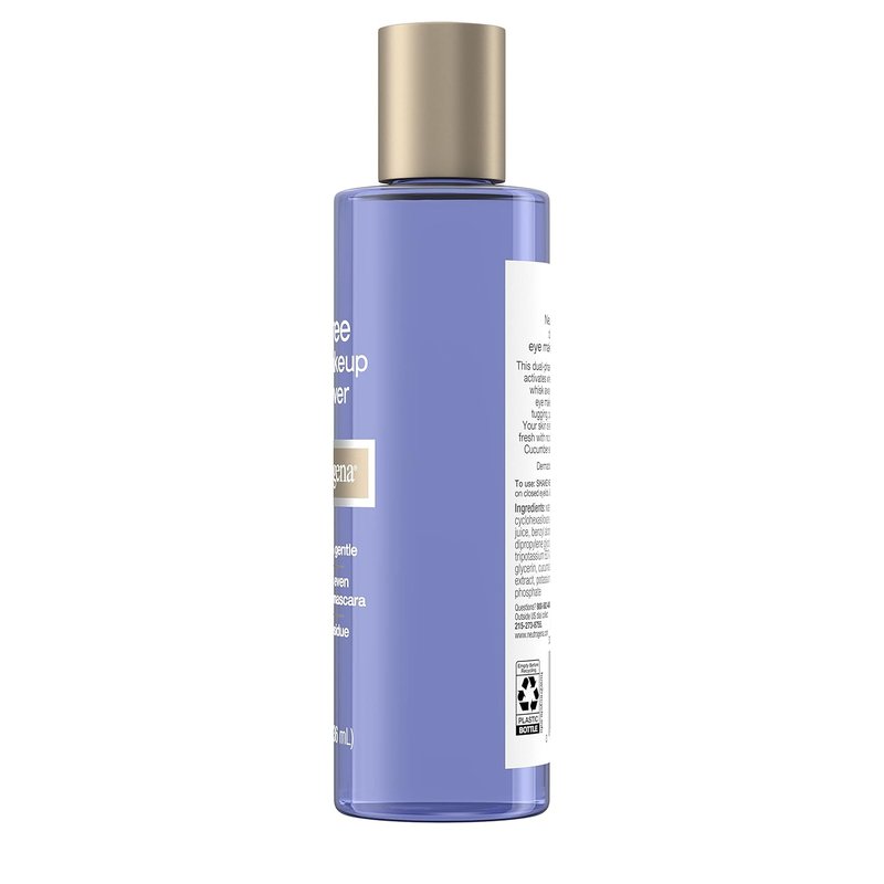 Neutrogena Gentle Oil-Free Eye Makeup Remover | Waterproof Mascara Dissolver, 8 fl. oz (Pack of 2)