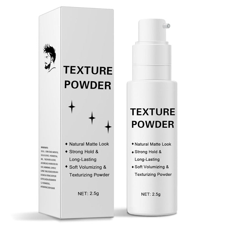 Hair Styling Powder - Lightweight Volumizing Texture Spray for Men & Women | Matte Finish for Short to Medium Hair