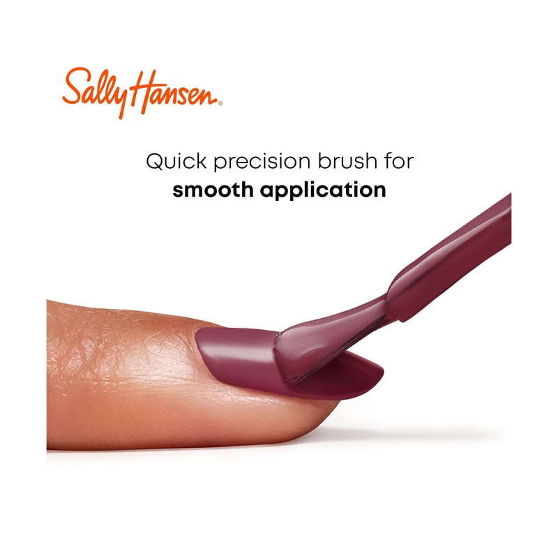 Sally Hansen Miracle Gel™, Get Mod and Shiny Top Coat Duo, Long Lasting, Gel-Like Formula, No UV Lamp Needed, Nail Polish Duo