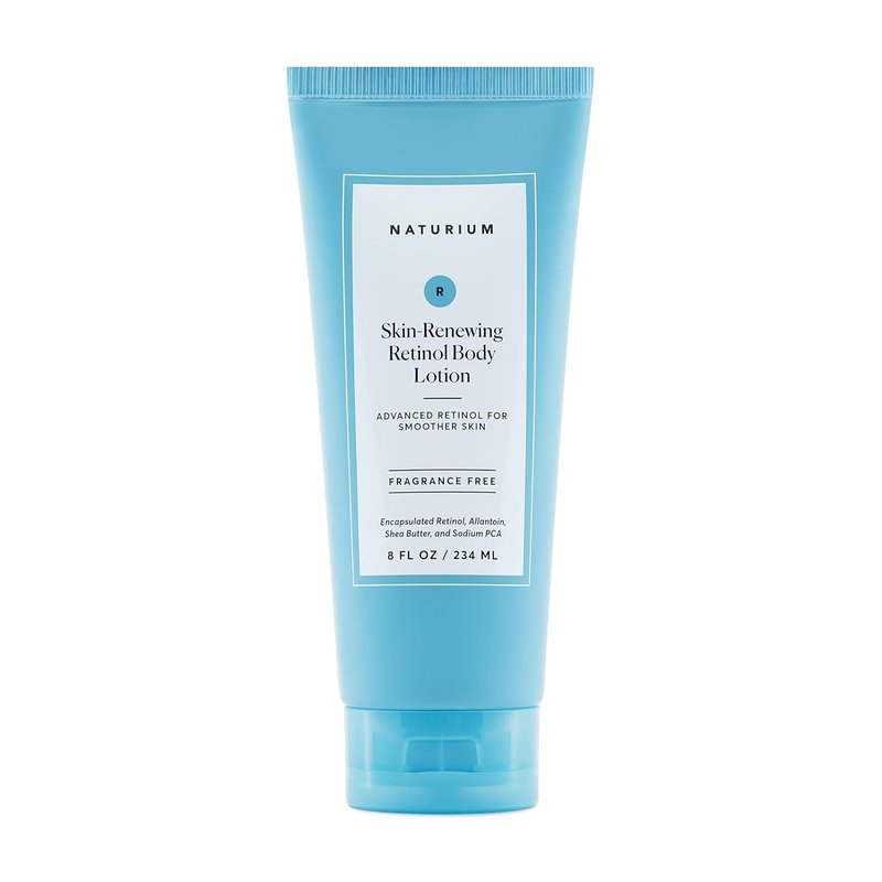 Naturium Skin-Renewing Retinol Body Lotion - Advanced Firming Anti-Aging Moisturizer with Shea Butter | 8 oz
