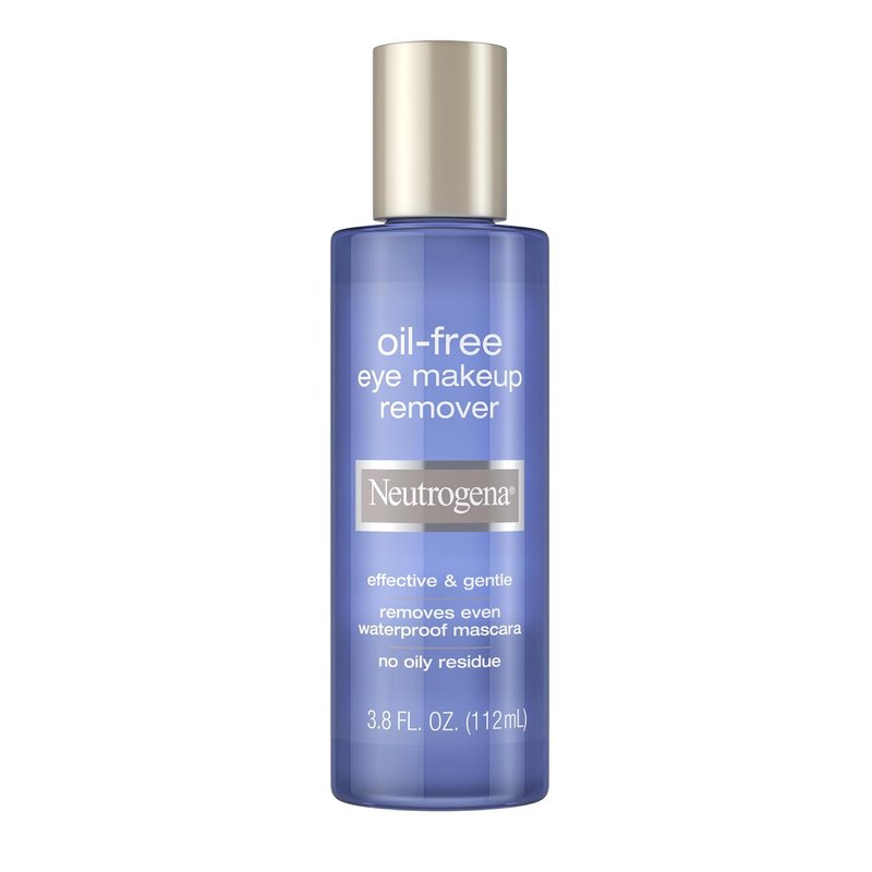 Neutrogena Gentle Oil-Free Eye Makeup Remover | Waterproof Mascara Cleanser, 3.8 fl. oz
