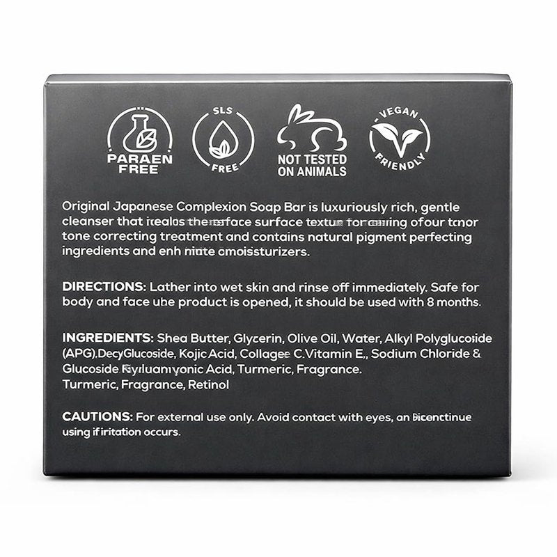 Pindari Turmeric Kojic Acid Soap Bar 2 Pack 3.53 oz Each | Face & Body Cleansing Bar with Vitamin C | Collagen | Hyaluronic Acid | Vitamin E & Shea Butter | SLS Free | Paraben Free | Vegan
