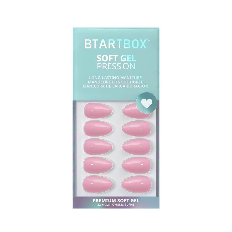 BTArtbox Press On Nails Short - Bold Brew, Caramel Brown Square Press On Nails with Glue and Adhesive Tabs for Women, Opaque Soft Gel Glue On Nails in 15 Sizes - 30 Stick On Nails Kit