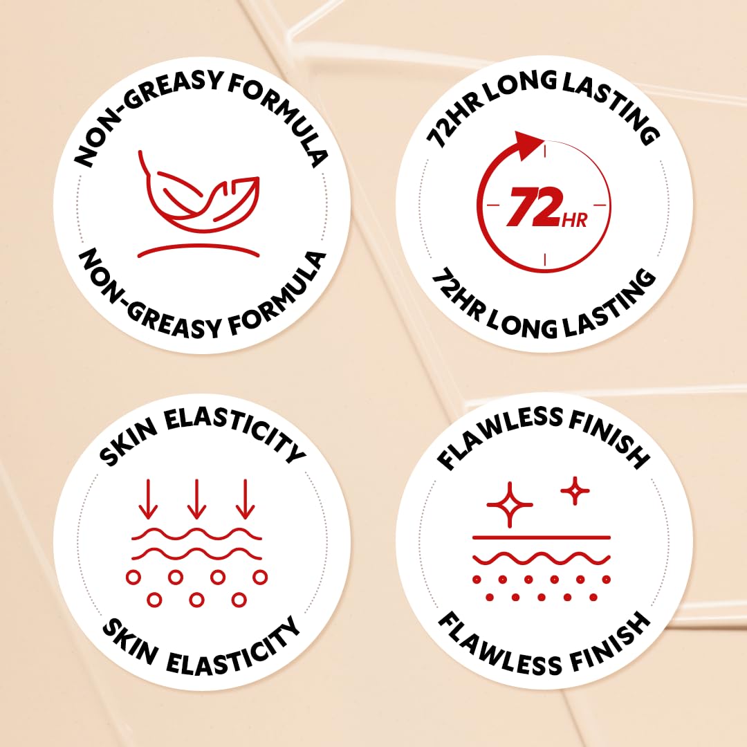 [*Mini Size*] TIRTIR Mask Fit Red Cushion Foundation | Full coverage, Weightless, Skin fit, Satin Glow Finish, Korean Makeup BB Foundation, beauty, Tattoo cover up, Buildable (#21N Ivory, 0.15 Fl Oz)