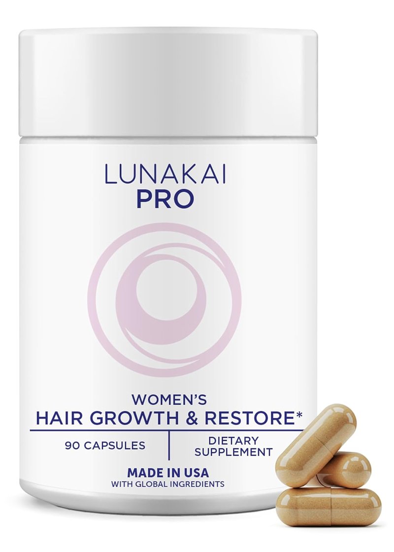 Hair Growth Supplement for Women - Advanced 20 Nutrient Formula with Marine Collagen, Biotin & Keratin - 90 Capsules for Thicker Strands