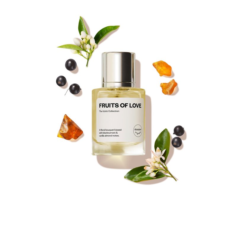 Dossier - Originals - Fruits of Love - Eau de Parfum - Long-Lasting Sweet Fruity Floral Fragrance - Feminine - 1.7 fl oz (50ml)