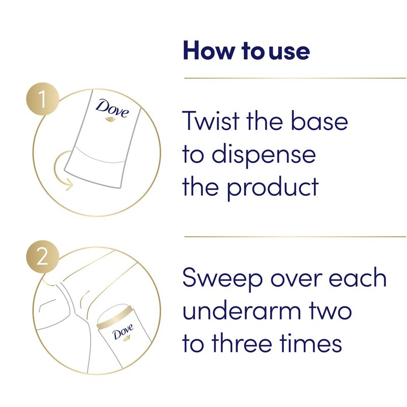 Dove Ultimate Antiperspirant Deodorant Stick Cucumber Water and Mint 2.6 oz 2 Count