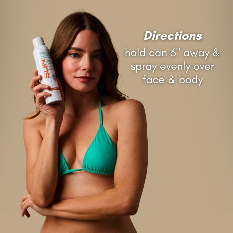 Sun Laboratories By Giesee Ultra Dark Spray Can - Spray Tan Self Tanner | Sunless Tanning Mist | Tanning Spray for Face and Body | Self Tan Mist | Sunless Tanner for Ultra Dark Tan