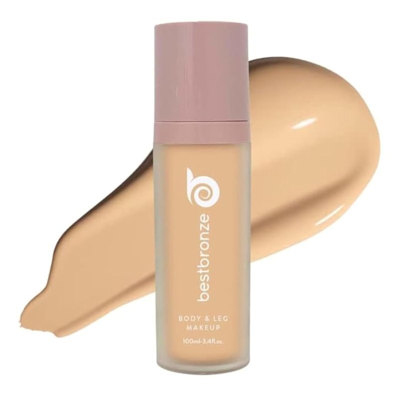 Body Makeup Concealer - Waterproof Tattoo Cover Up & Full Coverage Foundation for Legs, Scars & Varicose Veins | 3.4 Fl Oz - NC16 Light Beige Peach