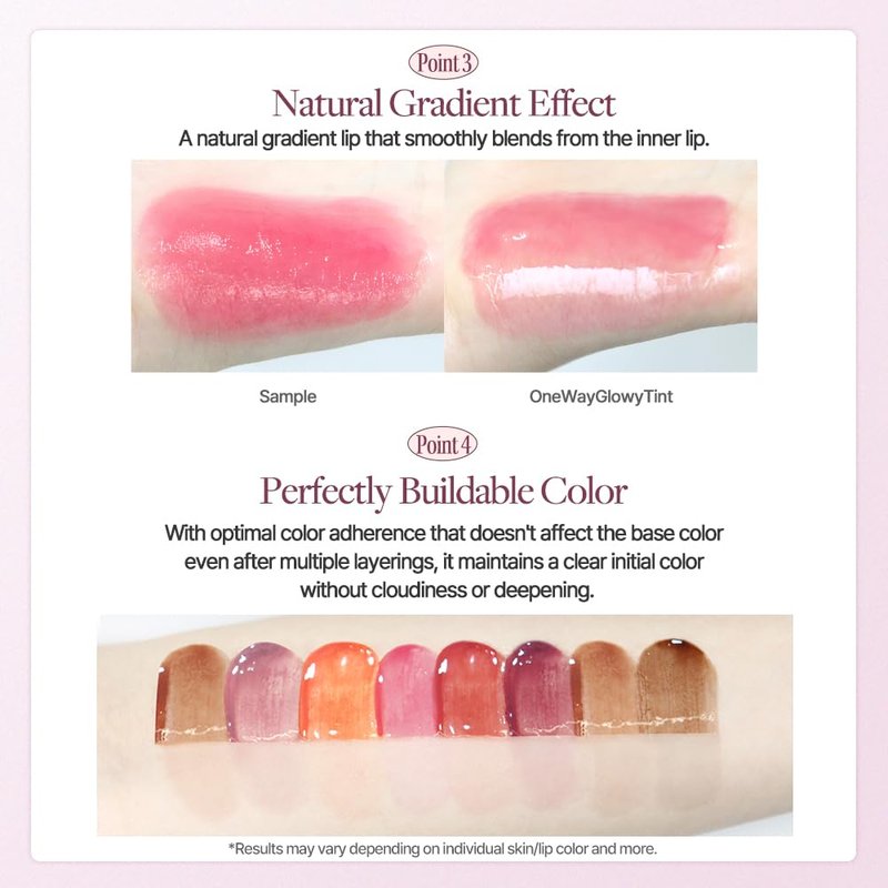 Glowy Tint Lip Stain - Long-Lasting High Shine Gloss in Teddy Mocha | Glass-Like Finish