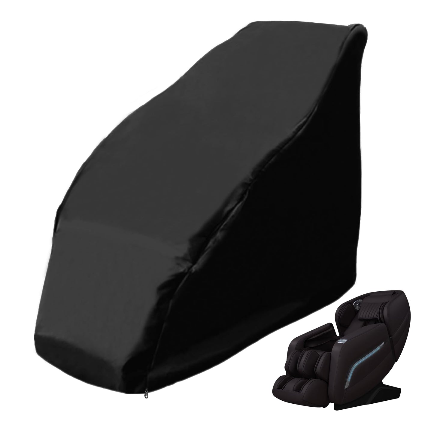 Sqodok Massage Chair Cover, Dustproof and Waterproof 420D Oxford Cloth Full Body Zero Gravity Chair Cover for Massage Chair Recliner Furniture Cover, Pet Scratch Cover