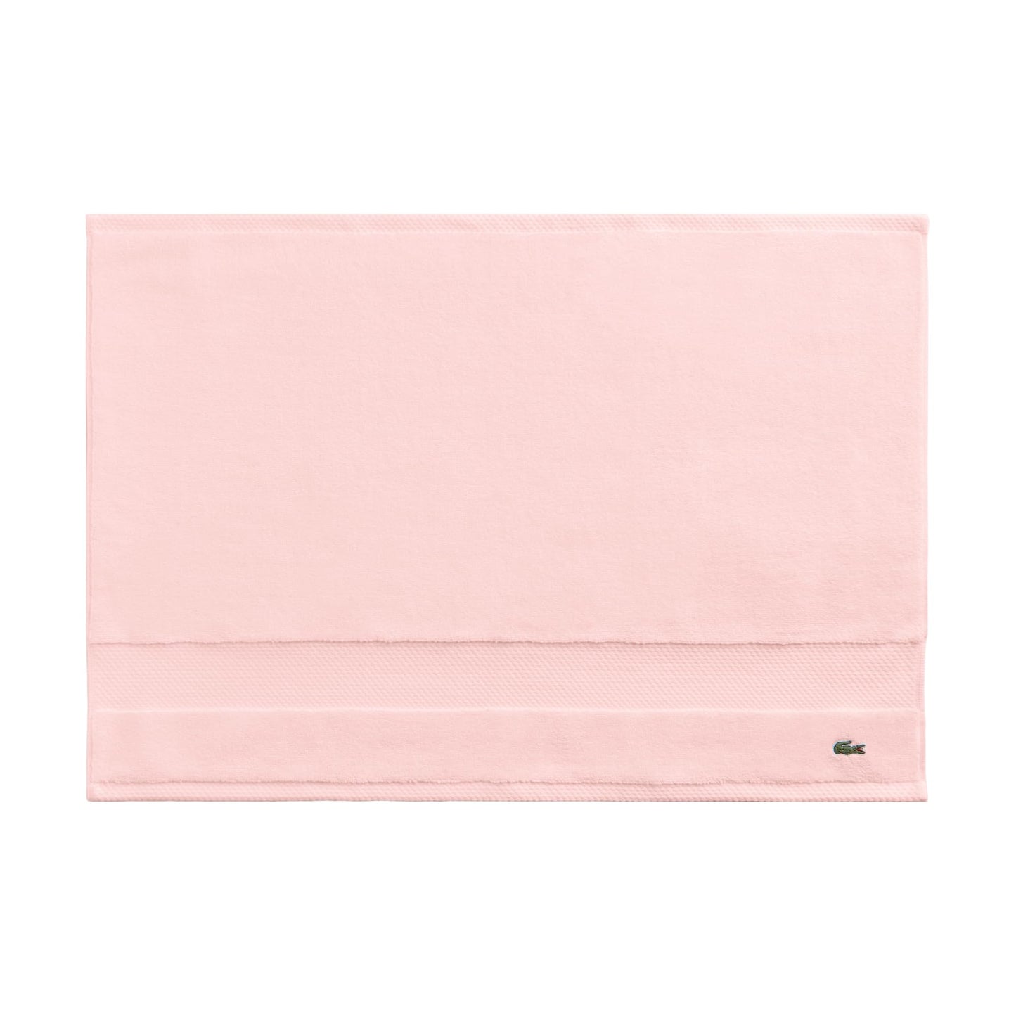 Lacoste Heritage 100% Supima Cotton Tub Mat, Light Pink, 21" x 31" – Highly Absorbent & Quick Drying, Premium Super Soft Bath Towel, Bathroom Essential, Gift for All Occasions, Machine Washable