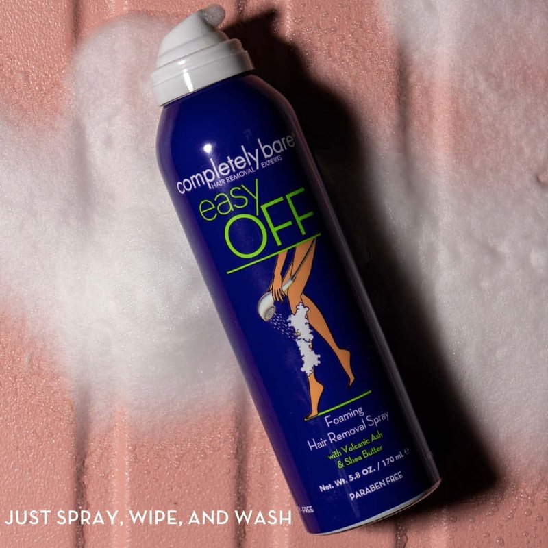 Completely Bare Foaming Hair Removal Spray - Shea Butter & Aloe Vera | 5.8 OZ