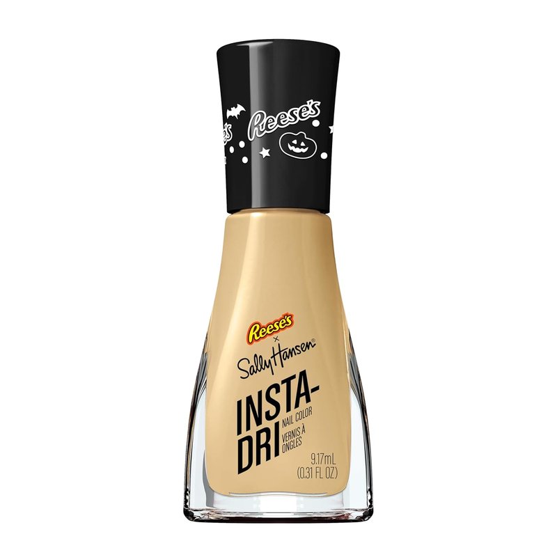 Sally Hansen Insta-Dri Nail Polish - Quick Dry, Long Lasting, Streak-Free Shine | 740 Peanut Butter Time | Tan Brown Color
