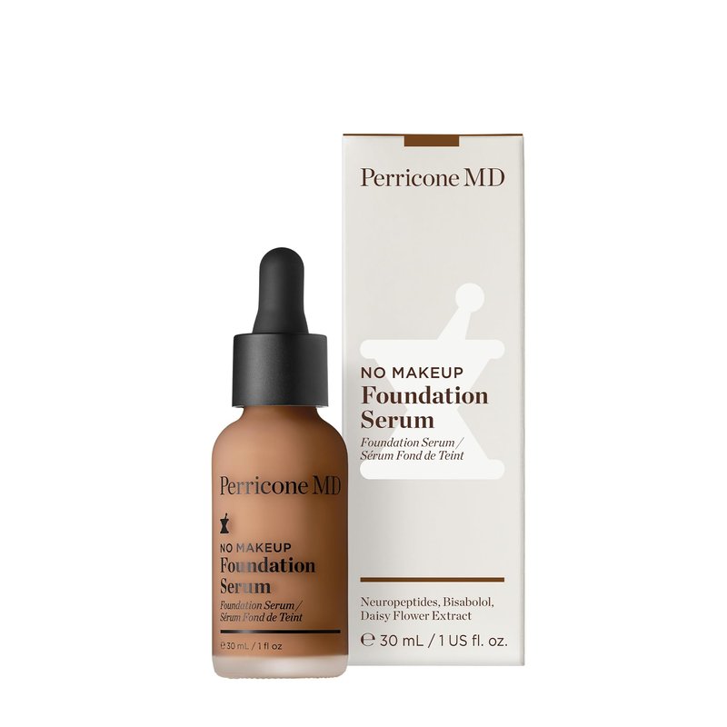 Perricone MD No Makeup Foundation Serum - Semi-Matte Hydrating Liquid Foundation Makeup - Fragrance Free, Vegan, Cruelty-Free - Buildable Medium Coverage for Dark Spots & Uneven Tone, Rich, 1 fl oz