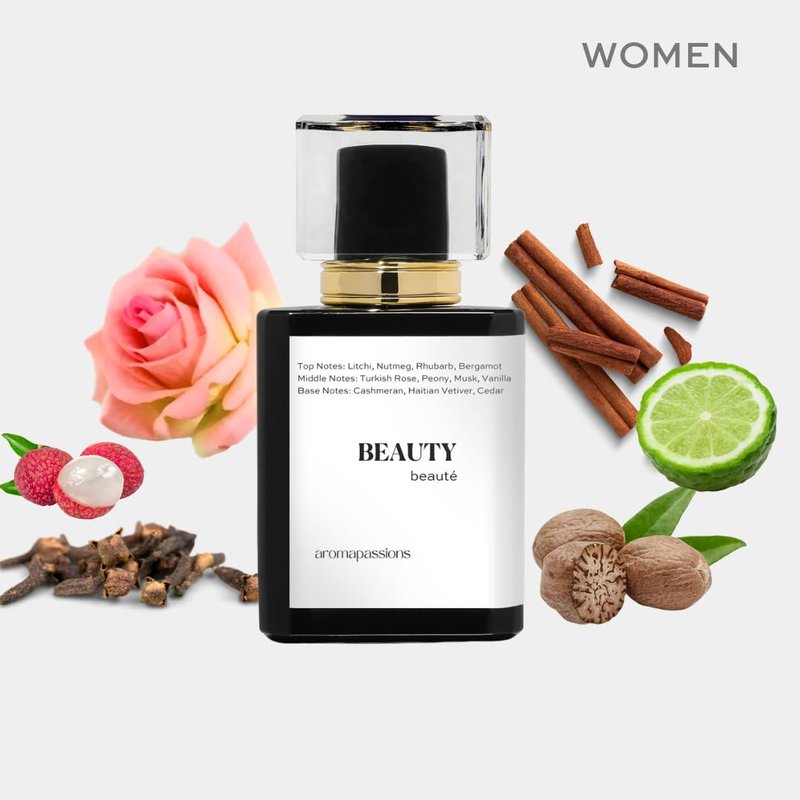 aromapassions BEAUTY | Inspired by Parfums De MRLY DELINA | Pheromone Perfume for Women | Extrait De Parfum | Long Lasting Dupe Clone Essential Oils Fragrance | Perfume De Mujer | (30 ml / 1 Fl Oz)