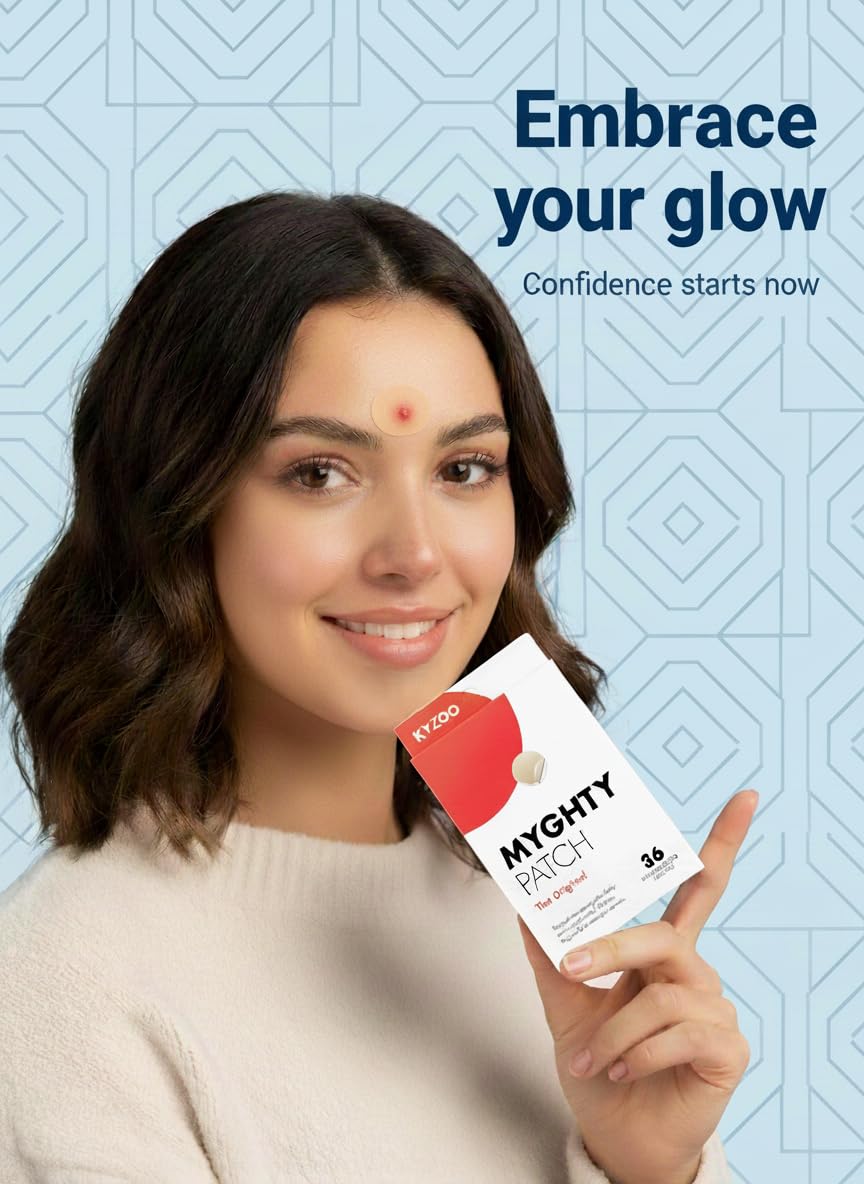 Myghty Pimple Patches for Face – Overnight Hydrocolloid Acne Patches for Zits & Blemishes, Invisible PM Spot Patches for Acne Care, Gentle Pimple Dots for Women, Men & Teens (36 Count)