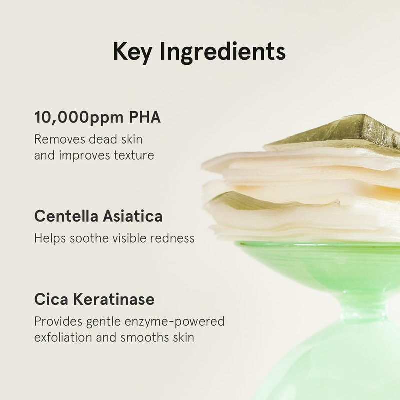 ONE THING Cica Peeling Toner Pad 6.34 Oz, 65 Pads | Vegan Soothing Calming Exfoliating Purifying Hydrating Facial Cotton Toner Pads for All, Sensitive Skin, Pore Blackhead Care | Korean Skincare