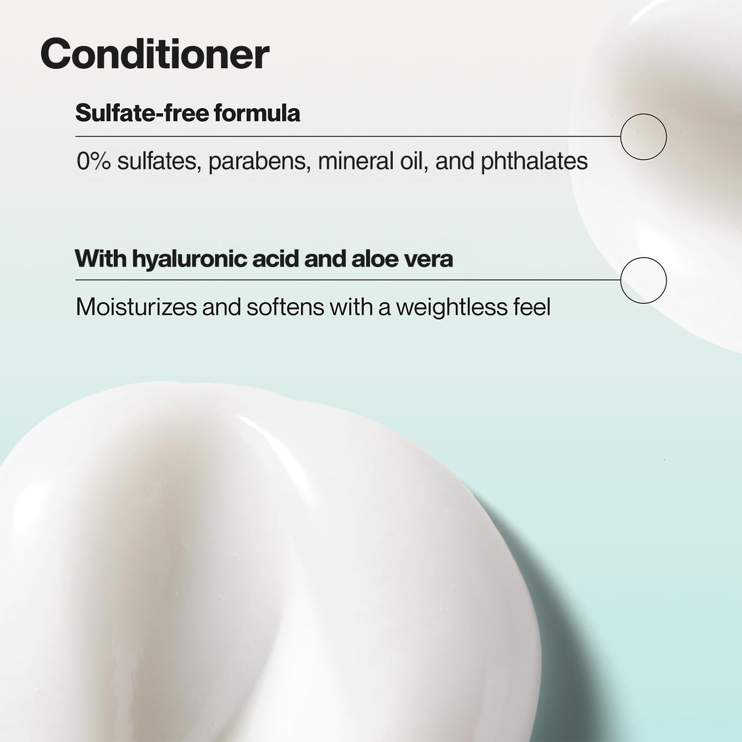 Suave Moisture Repair Sulfate-Free Shampoo & Conditioner Set – Lightweight, Hydrating Hair Treatment for Dry, Damaged Hair, 12.6 Oz Ea