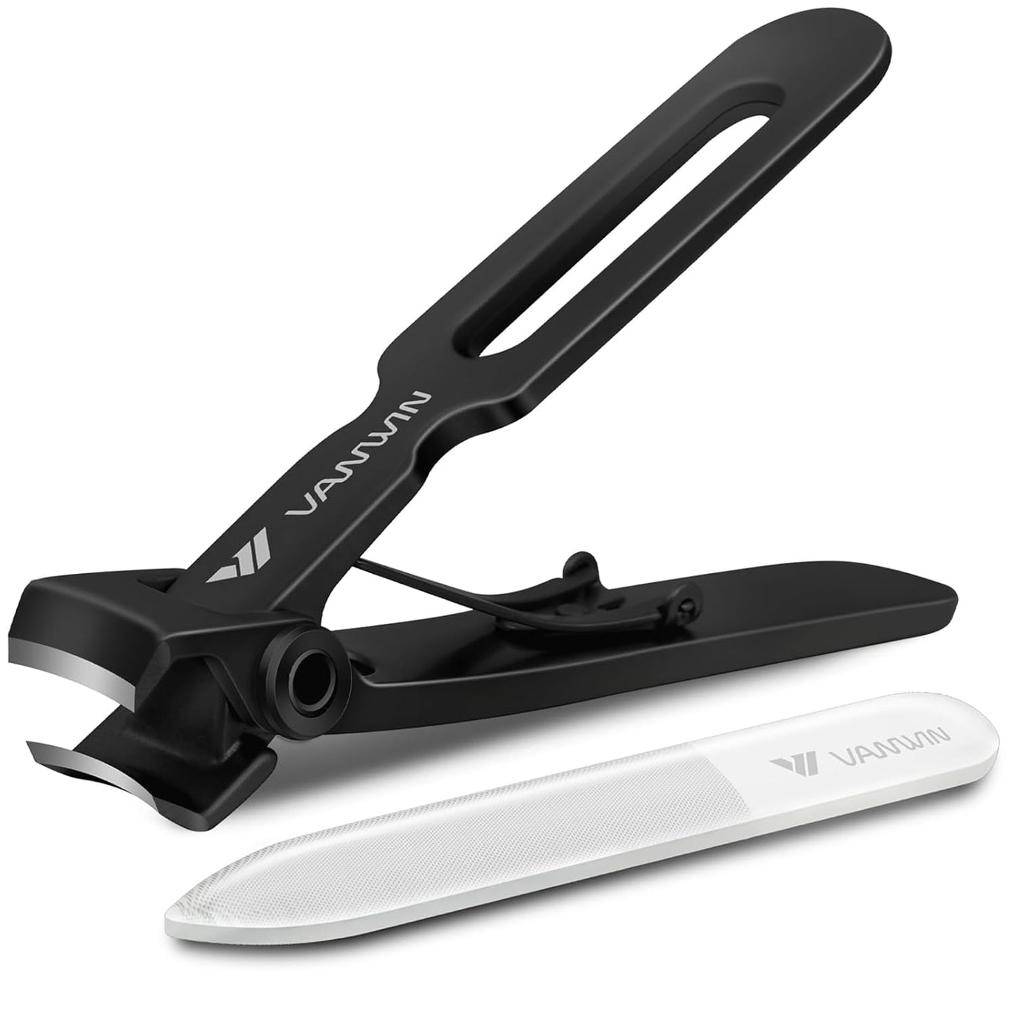 Thick Nail Clippers - Oversized 16mm Jaw Opening | Heavy Duty Stainless Steel Toenail Cutter for Seniors