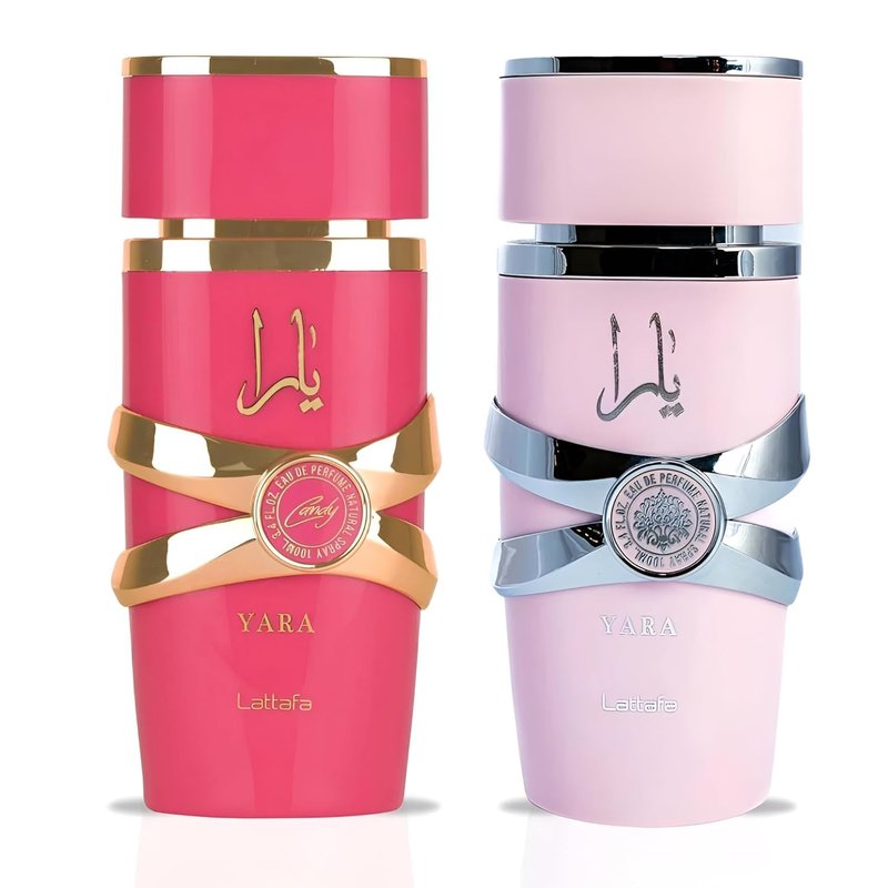 LATTAFA Yara & Yara Candy EDP Sprays 100ML (3.4 OZ) Gift Set Sweet, Floral, Fruity Fragrances With Warm Vanilla & Sandalwood
