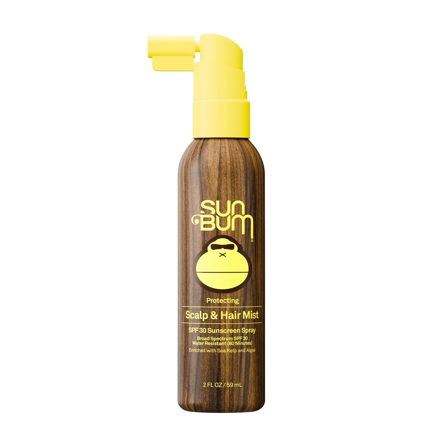 Sun Bum Original SPF 30 Sunscreen Scalp and Hair Mist - Hawaii Act 104 Compliant (Octinoxate & Oxybenzone) - Vegan - Broad Spectrum UVA/UVB Sunscreen Spray with Vitamin E - 2 oz