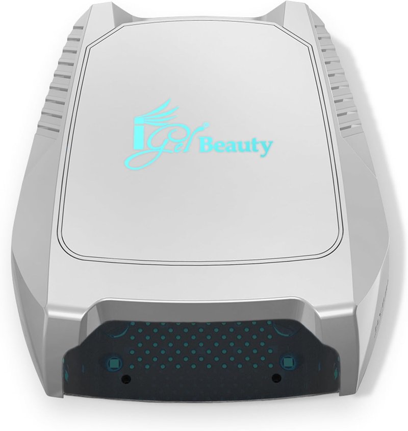 iGel Beauty UV/LED Nail Lamp - 48W Wireless Rechargeable Curing Light | Smart Motion Sensor & Removable Tray for Manicure & Pedicure