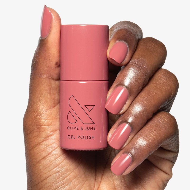 Olive & June Gel Nail Polish - Hema Free, Long Lasting Formula | Boysenberry Glass | Salon-Quality Finish