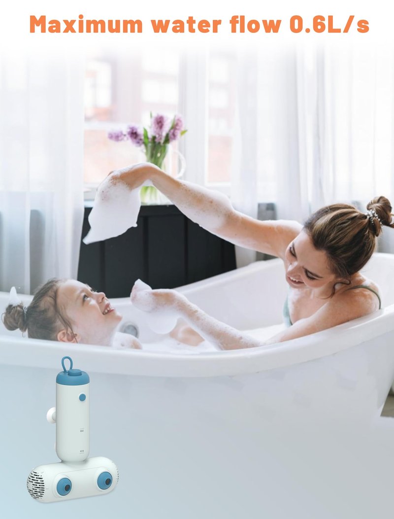 Safetect Dual Bath Jets for Tub, IP67 Waterproof & 12.73 ft Extension Cord, Bathtub Spa Jet for Tub, Home SPA, Bubble Baths Relaxing After Work, Exercise