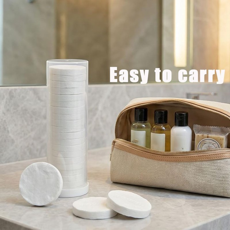 Skiennix Disposable Compressed Face Towels - Hot Facial Towel Refills | 120 Pcs for Smart Warmers